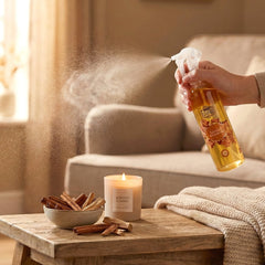 Sandal mist air freshener spray bottle
