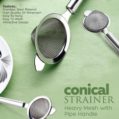 Tea Strainer Showing Flexible Flow Design