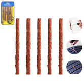 Brown tyre repair seal strips in packaging