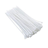 10Inch Nylon Self Locking Cable Ties, Heavy Duty Strong Zip Wire Tie. Pack of 100 - Black