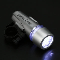 Power Beam LED Bicycle Headlight mounted on bike handlebar
