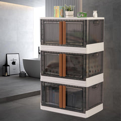 NeatFold plastic wardrobe organizer with top lid opening