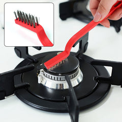 Mini wire brush cleaning edge surface
