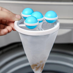 Floating Laundry Ball Lint Catcher – Reusable Hair & Fur Filter (1 Pc)