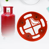 Gas cylinder trolley with sturdy plastic frame