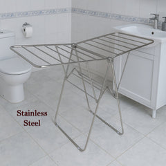 Foldable Cloth Dryer drying rack in stainless steel