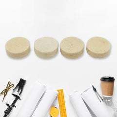 5 pcs wool felt polishing pad set