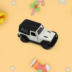 Pull back car toy for kids with sturdy metal body
