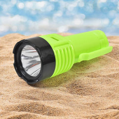 Flashlight showcasing magnet base for attachment