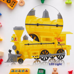 Sparkle Tracks Engine Pull Back Toy with LED lights
