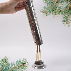 Divya steel puja stand for incense sticks
