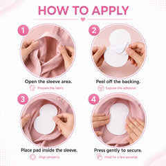 Disposable DeoDap sweat pads for women