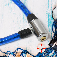 Close-up of secure multi-purpose key lock.