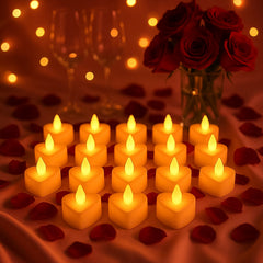 Festival Decorative LED Tealight Candles – Battery Operated for Party, Wedding, Birthday & Gifts (24 Pc Set)