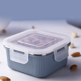 Apex Victor 400ml square food container, clear lid