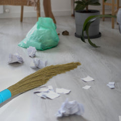 Ergonomic Grip Extendable Plastic Handle Broom