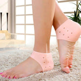 Silicone gel heel moisturizing socks