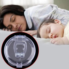 Nose clip shown on a model's nose