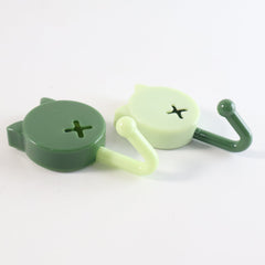 Sticky adhesive hooks showing their base
