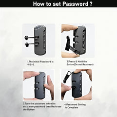 Multipurpose anti-theft sling backpack angled view