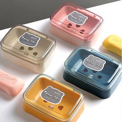 Glossy finish plastic soap holder