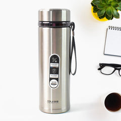 Wide Mouth Stainless Steel Insulated Bottle with Screw-top Lid