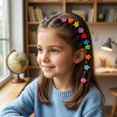 small hair claw clips pack