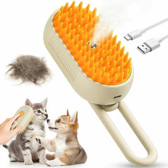 SmoothGlow Steam Brush for Pet Grooming
