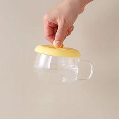 Dust-lock silicone mug lid