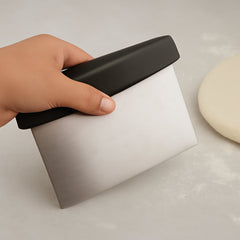 Scraper for pastry, pizza, and bread preparation
