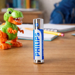 Alkaline AAA Battery in hand