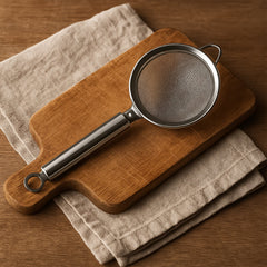 Steel sieve side angle