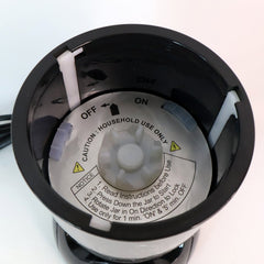 Close-up of Orbit Bullet Mixer Grinder blades and jars