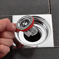 Plastic odour proof floor drain for bathroom and kitchen