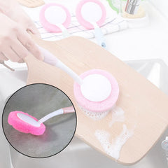 Dish scrubber brush for kitchen cleaning