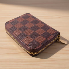 Zipper pouch wallet for cards