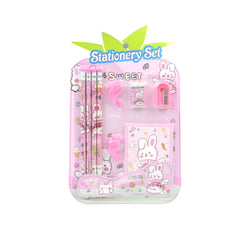 Diary and wooden pencils in kids' stationery kit