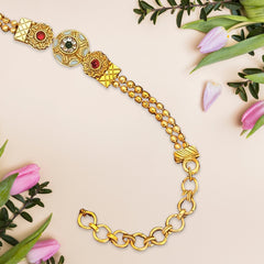 Radiant Gold Brass Bracelet – Effortless Sophistication