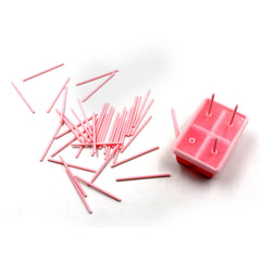 Flexible silicone ice molds filled with water on kitchen countertop