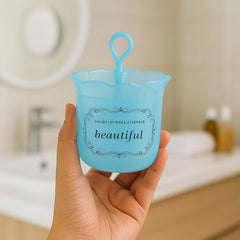Silk bubble foam from skincare foaming cup