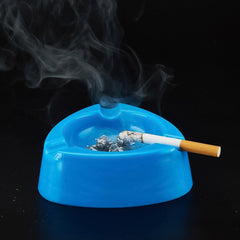 Oblivion Plastic Ashtray, close-up of durable material