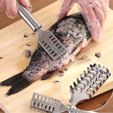 Stainless Steel Fish Scale Remover Scraper with sawtooth edge