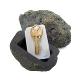 Realistic fake rock key hider outdoors