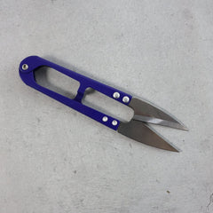 Close-up of master sewing scissors blades