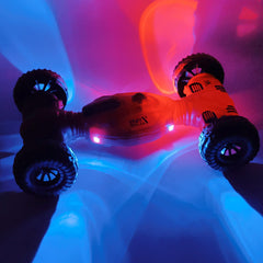 Durable toy car for kids with stunt functions