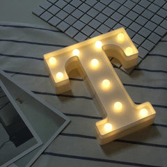 Decorative LED Marquee Alphabet Letter Light “T†(1 Pc)
