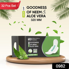 Neem and aloevera thin sanitary pads
