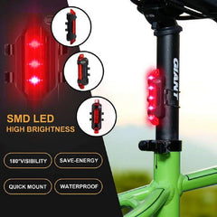 Multiple lighting modes of the bicycle LED tail light