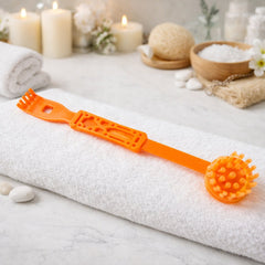 Handheld massage brush for muscle relief