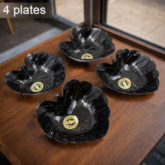 Ceramic cups and serving bowls displayed set